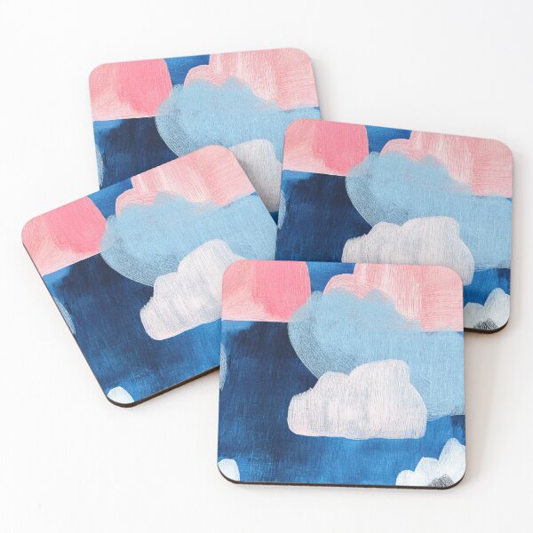 Item preview, 2D Fluffy Clouds Cartoon Style designed and sold by patternicco.