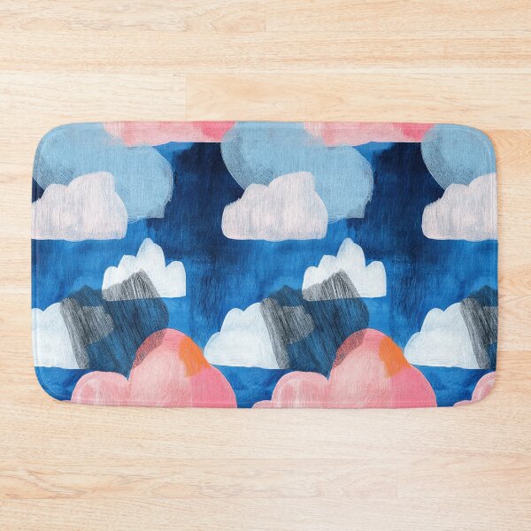 Item preview, 2D Fluffy Clouds Cartoon Style designed and sold by patternicco.