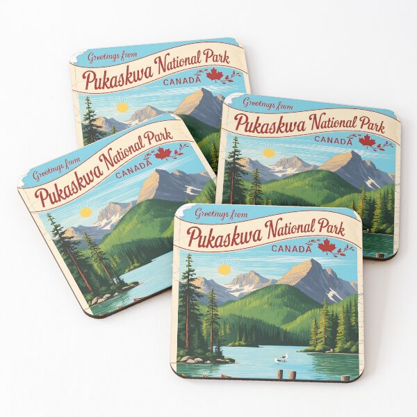 Item preview, Pukaskwa National Park Canada Postcard Vintage Travel Retro designed and sold by TravelPostcardGems.
