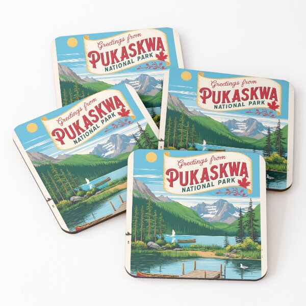Item preview, Pukaskwa National Park Canada Postcard Vintage Travel Retro designed and sold by TravelPostcardGems.