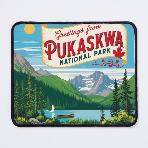 Item preview, Pukaskwa National Park Canada Postcard Vintage Travel Retro designed and sold by TravelPostcardGems.
