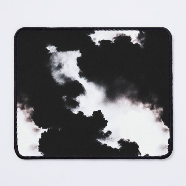Item preview, Fluffy Black and White Clouds Sky Pattern designed and sold by patternicco.
