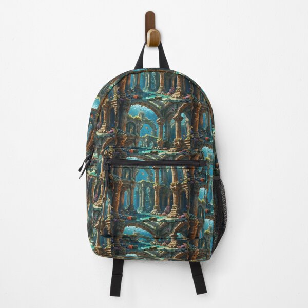 Item preview, Submerged Majesty: Ancient Ruins Beneath the Waves designed and sold by koreatvtea.