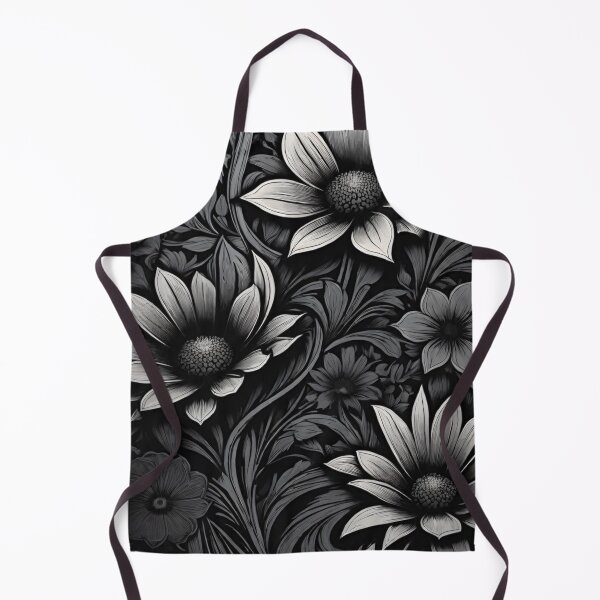 Artikelvorschau, Monochrome florale Eleganz entworfen und verkauft von LyssasMindArt.