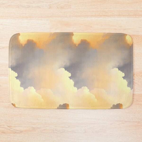Item preview, Peaceful Fluffy Clouds Summer Pattern designed and sold by patternicco.