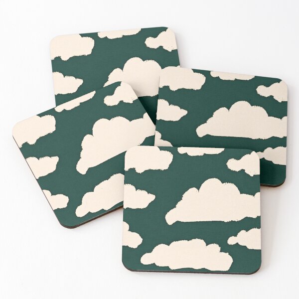 Item preview, Hand-Drawn Fluffy Clouds Pattern designed and sold by patternicco.