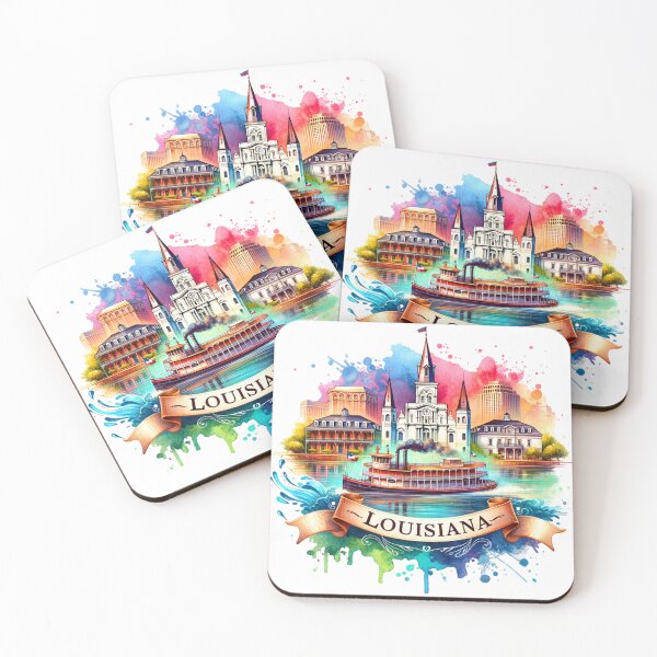 Item preview, ✨Vintage US State Watercolor Maps – Retro Travel Art for T-Shirts, Mugs, Stickers & Home Decor designed and sold by artedigital99.