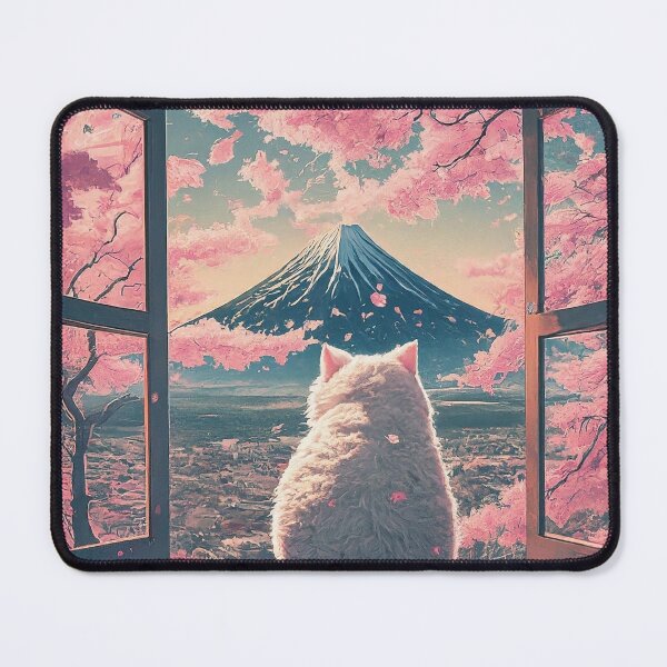 Item preview, Feline's View of Fuji designed and sold by kyxur.