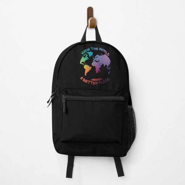 Item preview, “Make the world a better place” Rainbow designed and sold by FrauYviDesign.