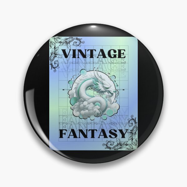 Item preview, Vintage Fantasy Dragon Green Fake Holo Edition designed and sold by GemWerqs.