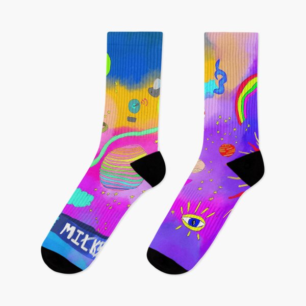 Item preview, 'Milky Way'  Cartoon of Space ft. Planets, Constellations, Mermaid, Sun + Aliens designed and sold by Venus-in-Virgo.