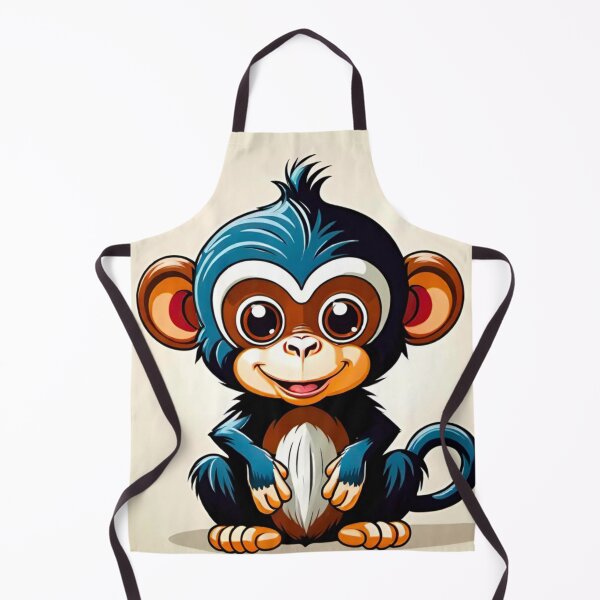 Item preview, Adorable Baby Monkey Cartoon Design designed and sold by GrizzlyCollective.