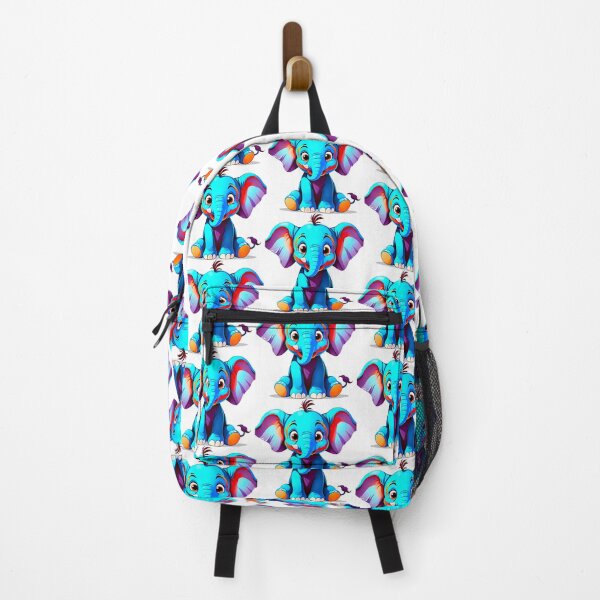 Item preview, Adorable Blue Elephant Cartoon Design designed and sold by GrizzlyCollective.