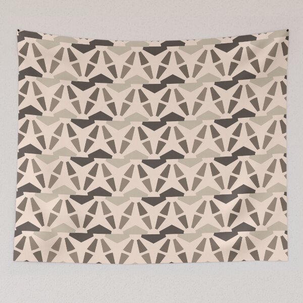 Item preview, A seamless pattern with a repeating brown design. designed and sold by chicterday.