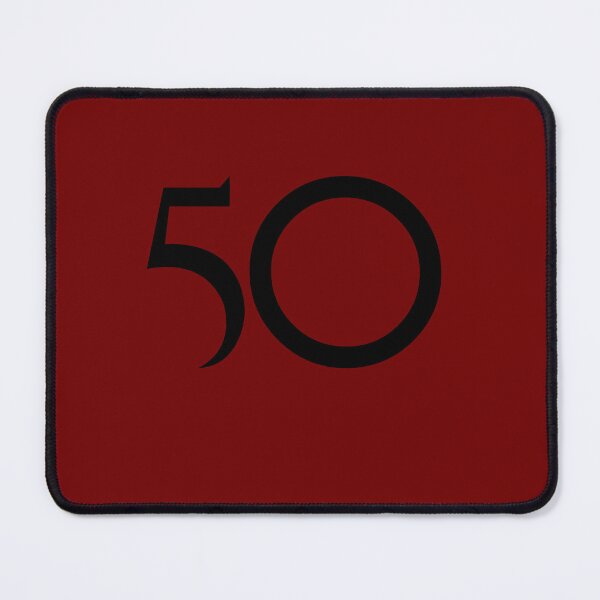 Item preview, 50, fifty, black, quake designed and sold by Numbers-Art.
