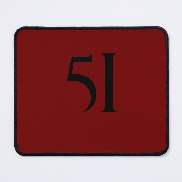Item preview, 51, fifty-one, black, quake designed and sold by Numbers-Art.