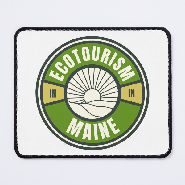 Item preview, Ecotourism in Maine USA Green Logo designed and sold by Vintage-TM.