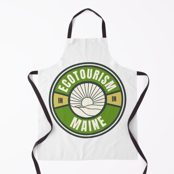 Item preview, Ecotourism in Maine USA Green Logo designed and sold by Vintage-TM.