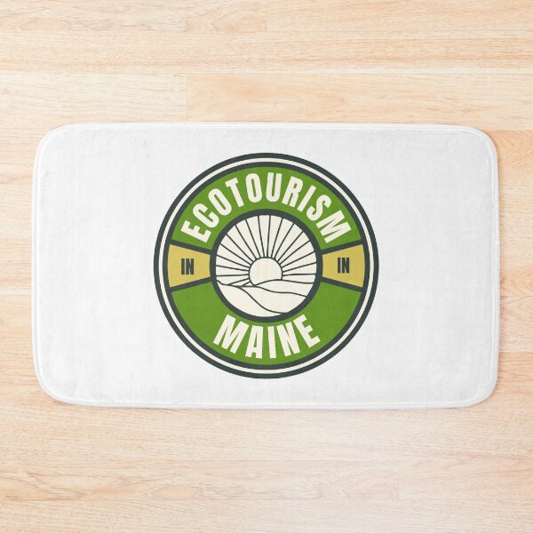 Item preview, Ecotourism in Maine USA Green Logo designed and sold by Vintage-TM.