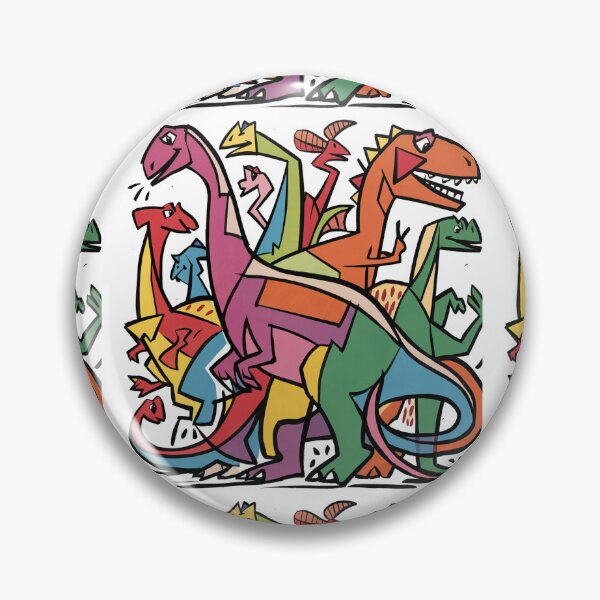 Item preview, Funny Cool Artsy Dinosaur Print Abstract Art designed and sold by Nature's Fancy.