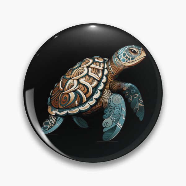 Item preview, Tribal Turtle designed and sold by TeeTemptation.