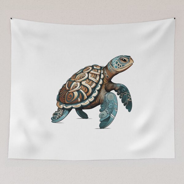 Item preview, Tribal Turtle designed and sold by TeeTemptation.