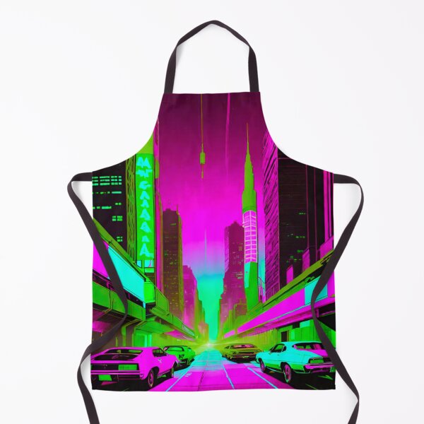 Item preview, Vibrant Neon Cityscape at Night designed and sold by GrizzlyCollective.