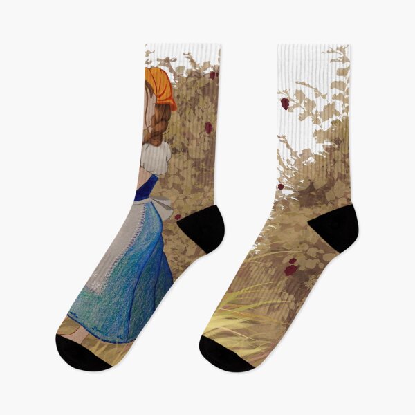 Item preview, A Moment with Nature: Girl and Mouse in Blackberry Bush designed and sold by the little fennec.