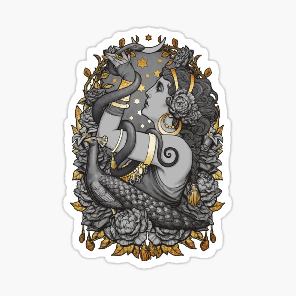 Vista previa del artículo con la obra «Bruja bailarina del vientre tribal», diseñado y vendido por medusadollmaker.