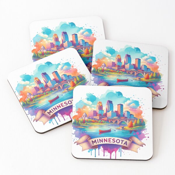Artikelvorschau, ✨Vintage-Aquarellkarten der US-Bundesstaaten – Retro-Reisekunstdesigns für Kleidung, Tassen, Aufkleber und Wohndekor entworfen und verkauft von artedigital99.