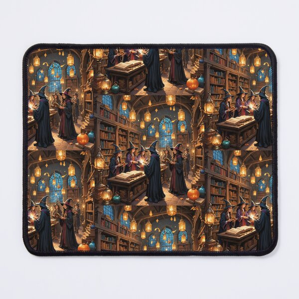 Item preview,  Enchanted Hall: Wizards and Witches Preparing for a Magical Year designed and sold by koreatvtea.