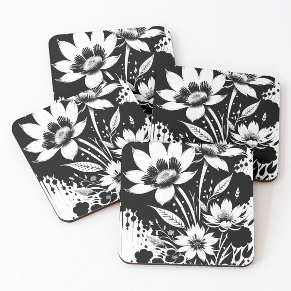 Item preview, Ink-Drawn Floral Symphony designed and sold by LyssasMindArt.