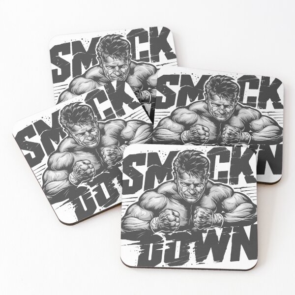 Item preview, Fierce Wrestler Smackdown Illustration designed and sold by Azraqcrafts.
