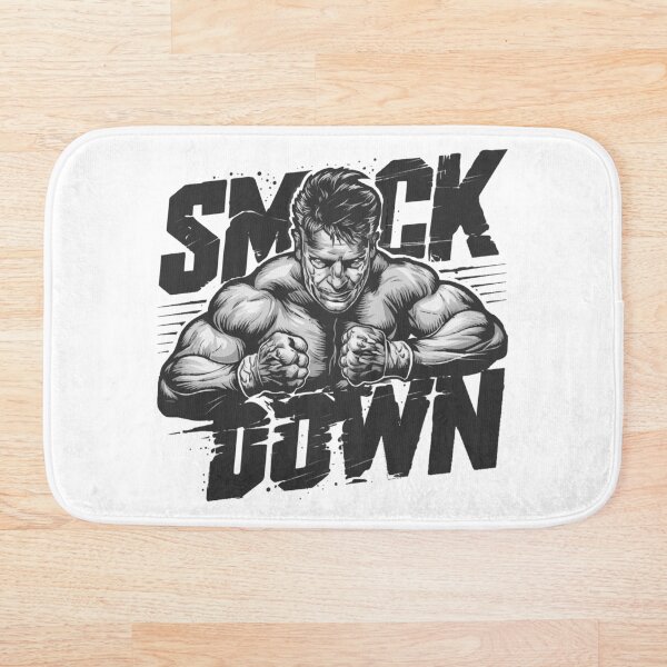 Item preview, Fierce Wrestler Smackdown Illustration designed and sold by Azraqcrafts.