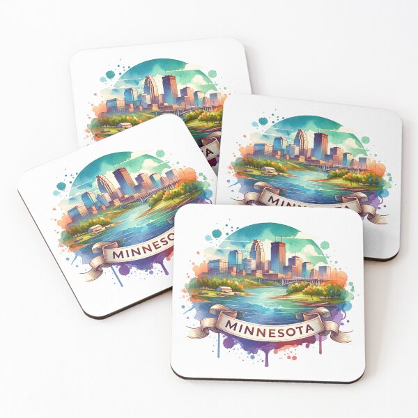 Item preview, ✨Vintage US State Watercolor Maps – Retro Travel Art Designs for Clothing, Mugs, Stickers & Home Decor designed and sold by artedigital99.
