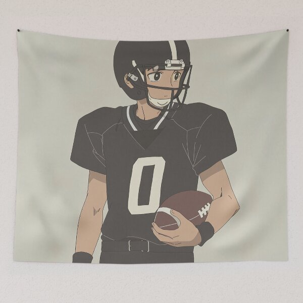 Item preview, American football player | Anime style designed and sold by ComicsFactory.