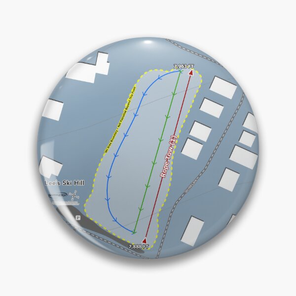 Artikelvorschau, Lee's Ski Hill Resort Trail Map entworfen und verkauft von Mapsynergy.