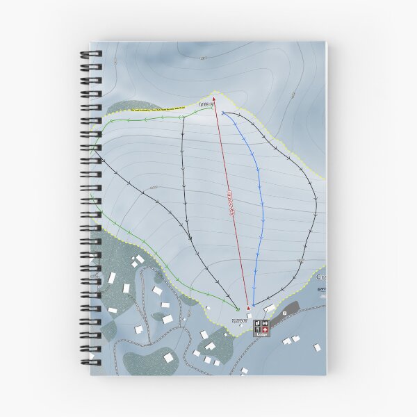 Item preview, Cranor Hill Resort Trail Map designed and sold by Mapsynergy.