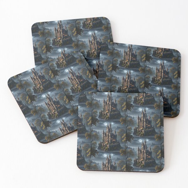 Item preview, Gothic Enchanted Castle in the Mist designed and sold by koreatvtea.