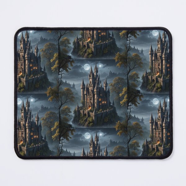 Item preview, Gothic Enchanted Castle in the Mist designed and sold by koreatvtea.