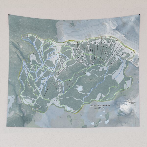 Item preview, Cimarron Mountain Club Resort Trail Map designed and sold by Mapsynergy.