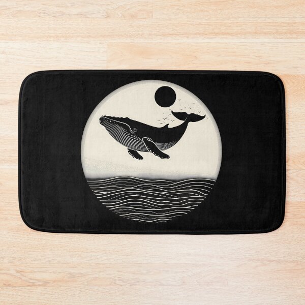 Item preview, A Whale Jumping Out From The Water designed and sold by xiao xuans.