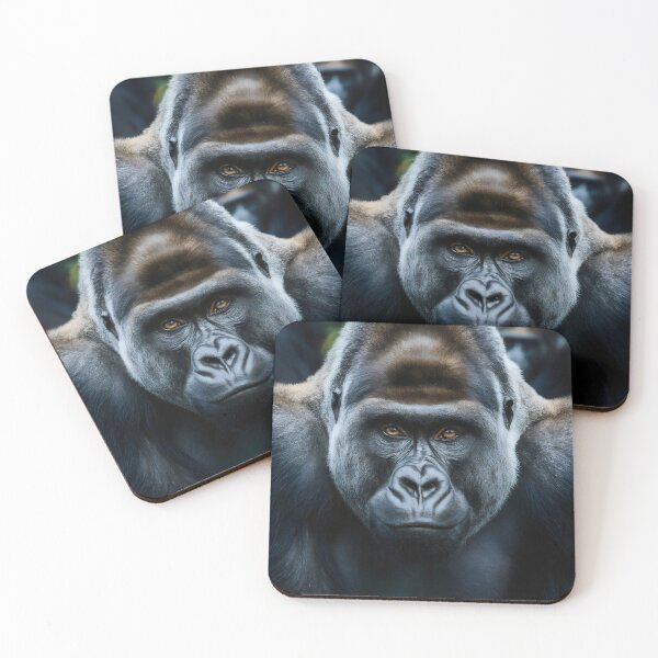 Item preview, Power in the eyes of a gorilla. designed and sold by MyHappyArtShop.