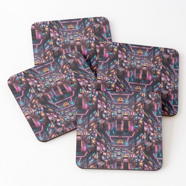 Item preview,  Retro Futuristic Arcade Extravaganza designed and sold by koreatvtea.