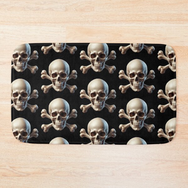 Item preview, Hyper-Realistic Skull with Crossbones 6 designed and sold by LaNadaYFundante.
