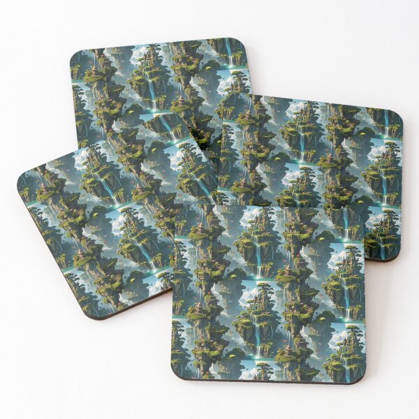 Item preview,  Floating Island: A Verdant Enchantment designed and sold by koreatvtea.