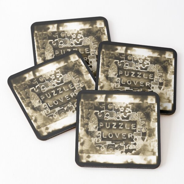 Item preview, Puzzle Lover, Gold Digital Art Design designed and sold by Kenen.