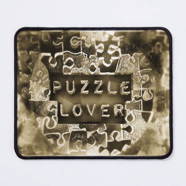 Item preview, Puzzle Lover, Gold Digital Art Design designed and sold by Kenen.