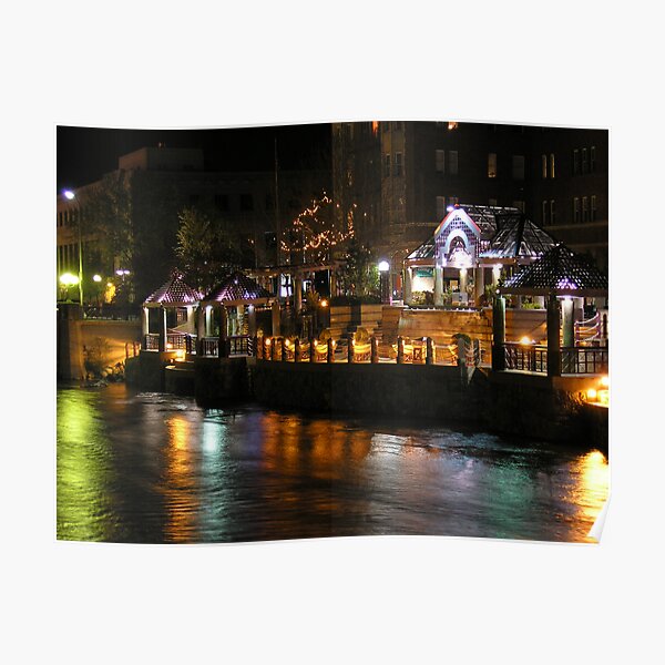 Truckee River Lights Poster