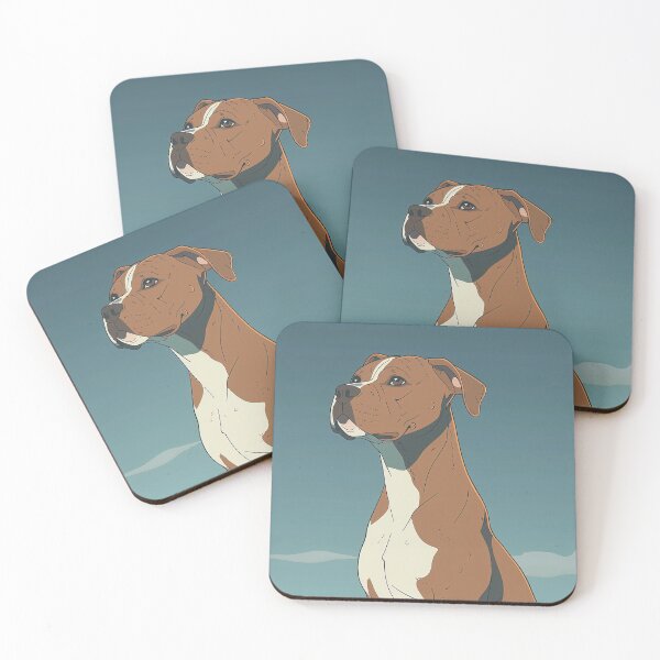 Item preview, American Staffordshire Terrier | Anime style designed and sold by ComicsFactory.